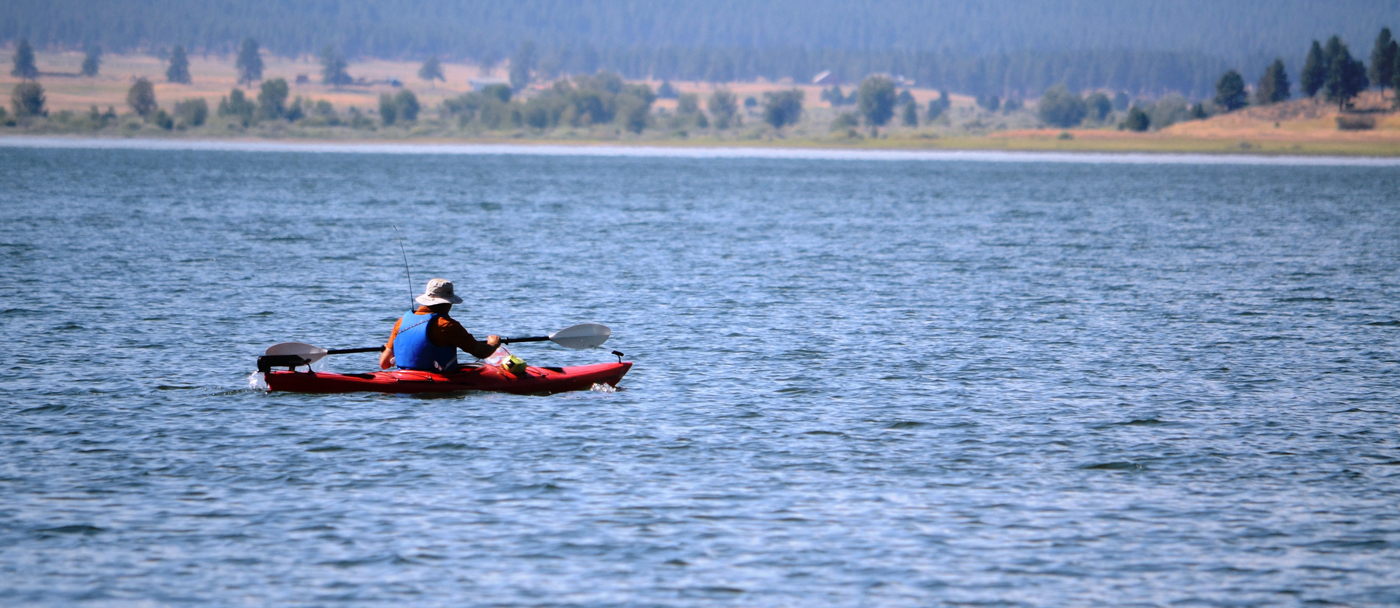 kayaker in Oregon