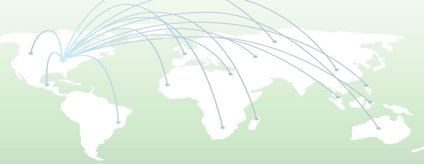 international air routes map