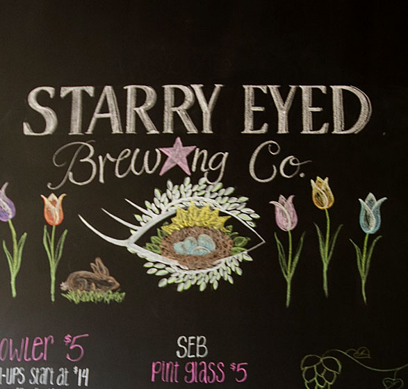 starry eyes brewing co menu