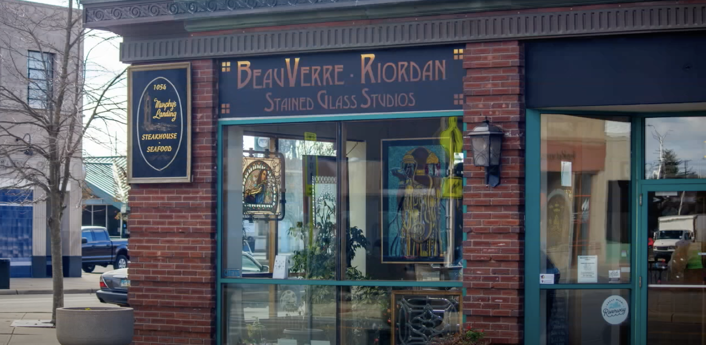 Thumbnail Image For BeauVerre Riordan Stained Glass Studios - Made in Middletown - Click Here To See