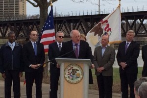 Governor Quinn Announces $223 Million To Restore Chicago To Rockford Amtrak Service Main Photo