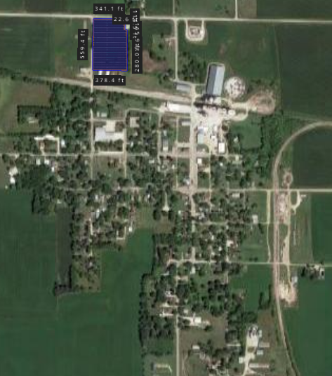 Site of proposed solar project.