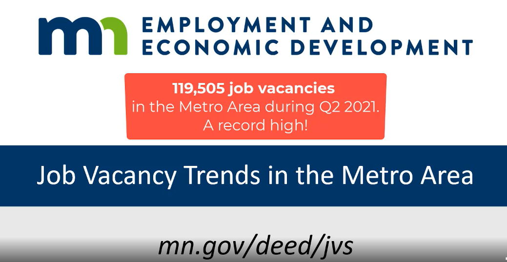Record Number of Job Vacancies Top 205,000 in Q2 2021 Main Photo