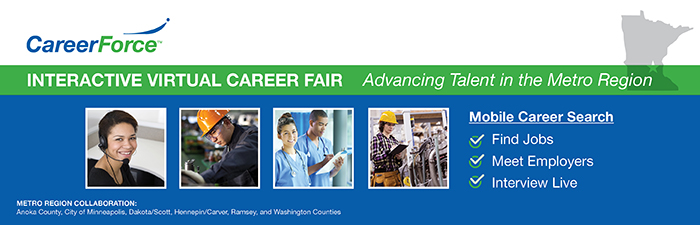 Twin Cities Metro Region On-Line Interactive Career Fair Main Photo