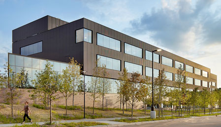 exterior of office building
