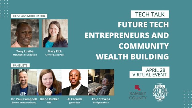 Tech Talk: Future Tech Entrepreneurs and Community Wealth Building - Recording Now Available Photo