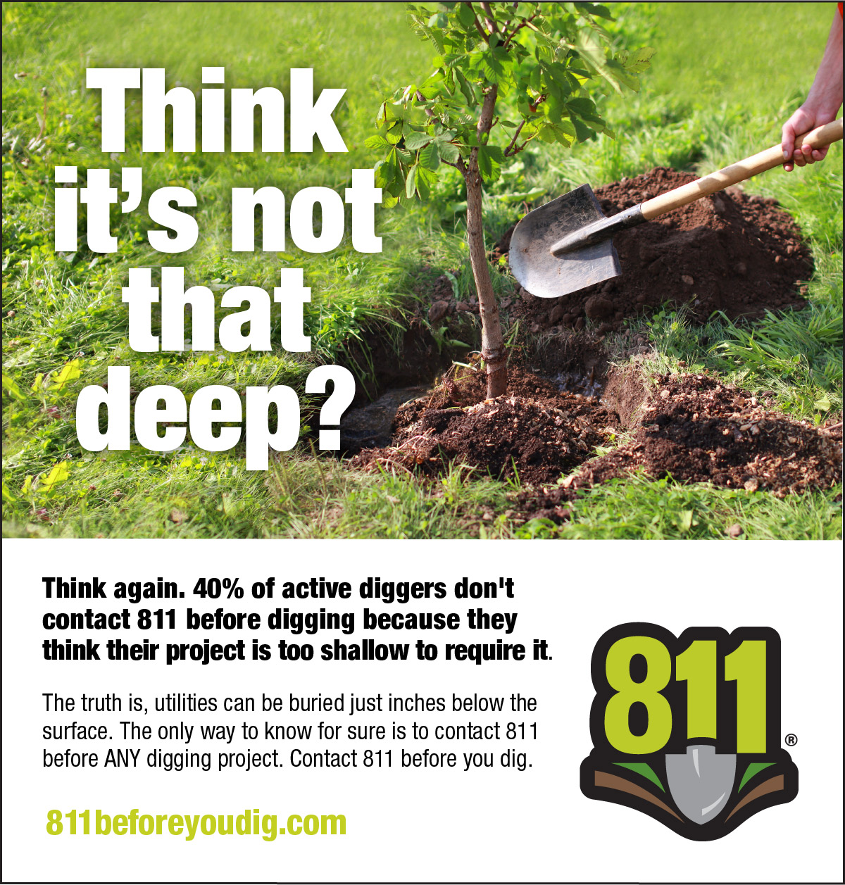 Call Before You Dig!!! Photo - Click Here to See