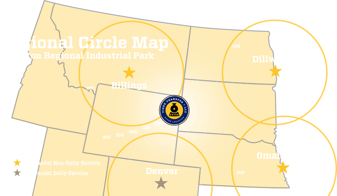 Regional Circle Map, Upton Regional Industrial Park