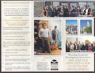 Thumbnail Image For Elected Official's Guide to Economic Development Brochure - Click Here To See
