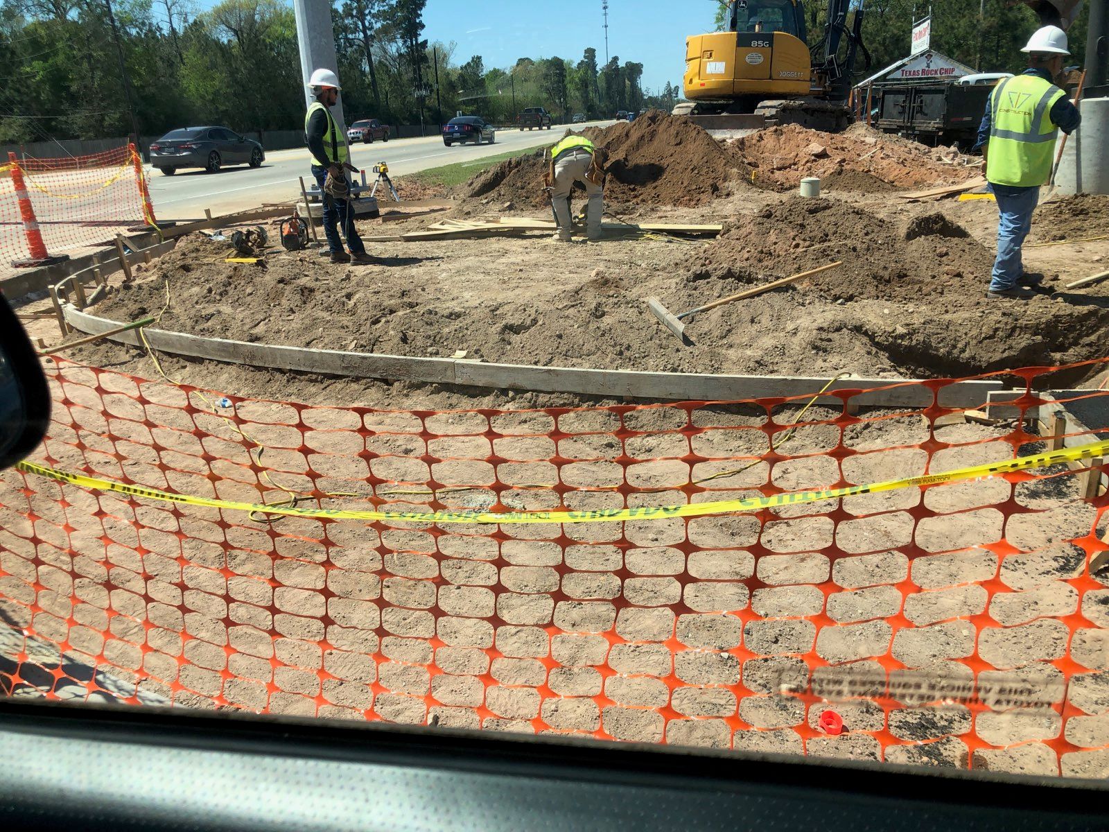 Research Forest R-Turn Lane to Improve Traffic Flow Nears Completion Photo