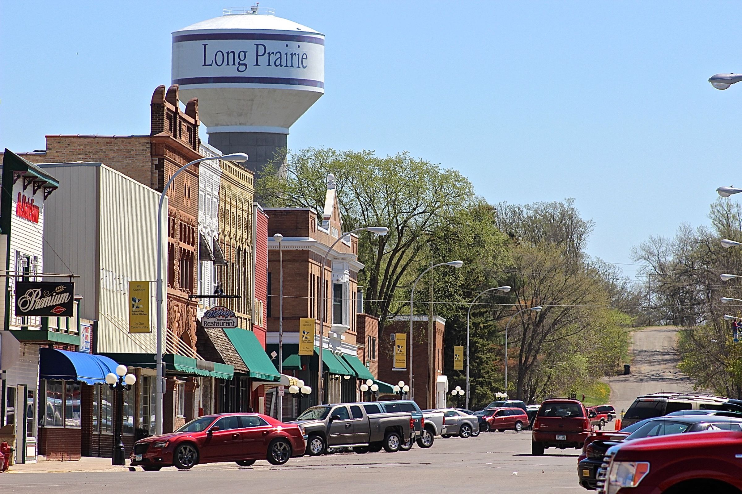 Click the Main Street Revitalization in Long Prairie with help from the Initiative Foundation Slide Photo to Open