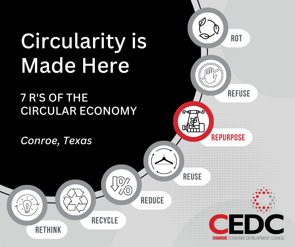 Repurposing Creates New Possibilities in Conroe's Circular Economy Photo