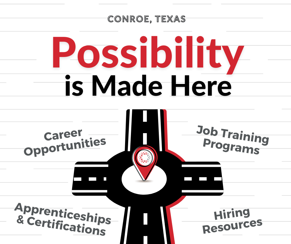 Possibility is Made Here Featuring Workforce Solutions and Staffing Texas Photo