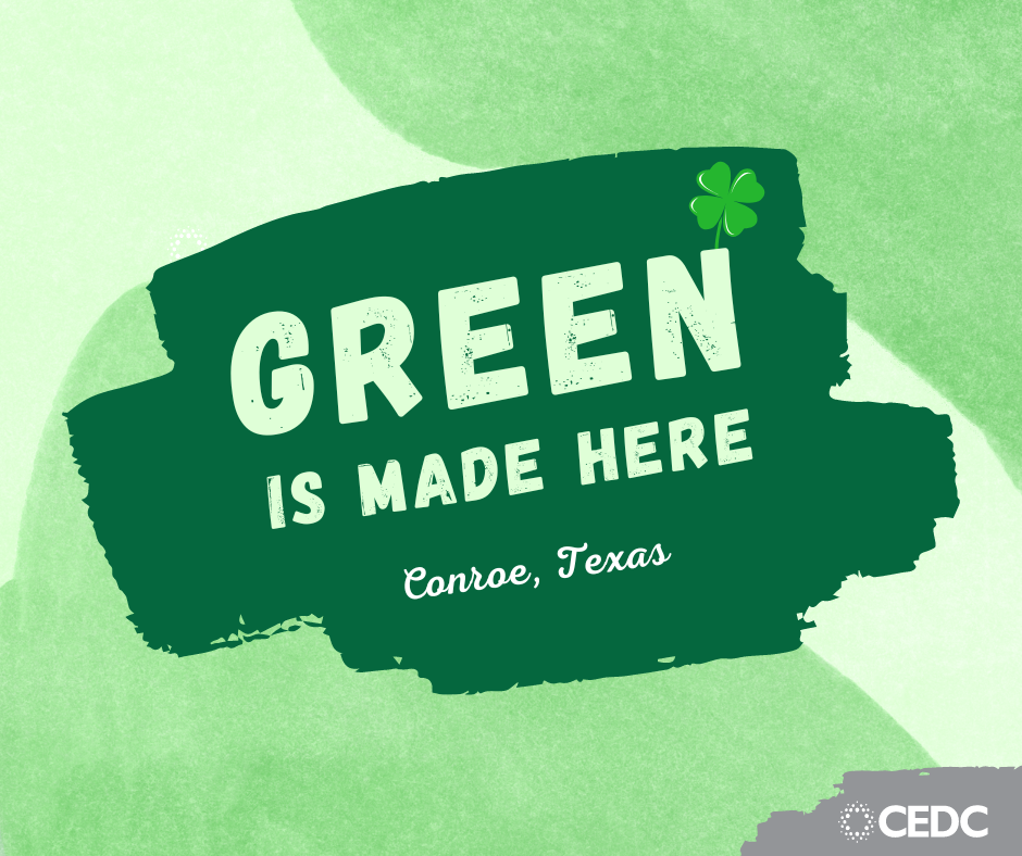 Green is Made Here Featuring Conroe Parks and Recreation Photo - Click Here to See
