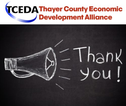 Thank you, Thayer County! Photo