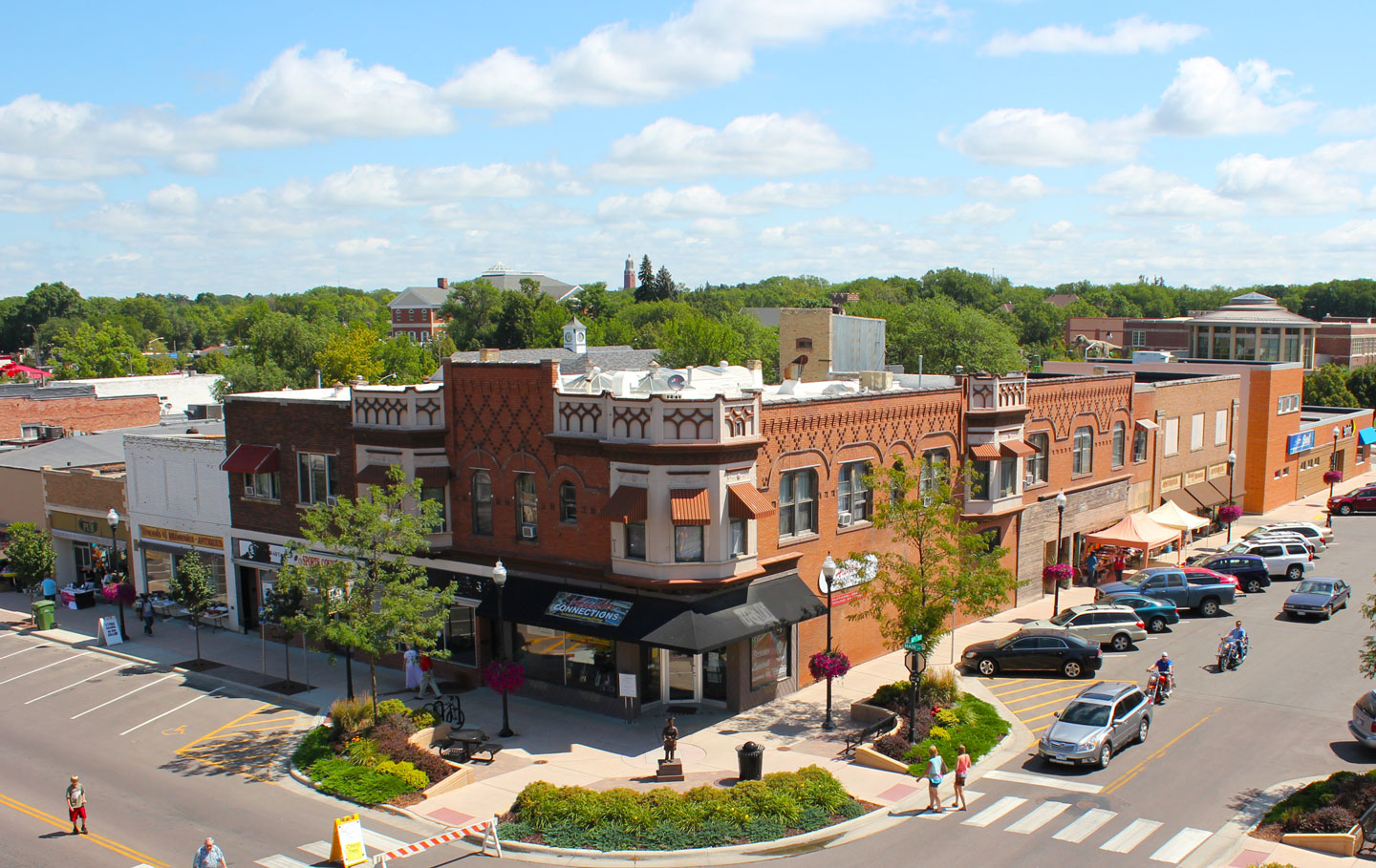 downtown Brookings, SD