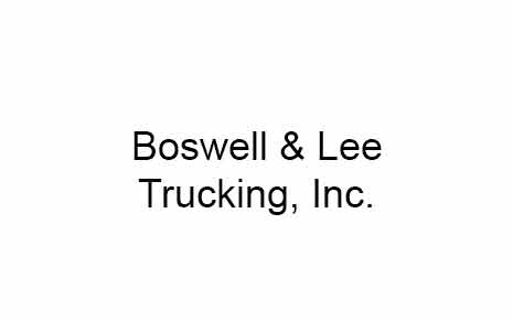 Business Directory Image Boswell & Lee Trucking Co. Inc D/B/A B&L Trucking's Logo