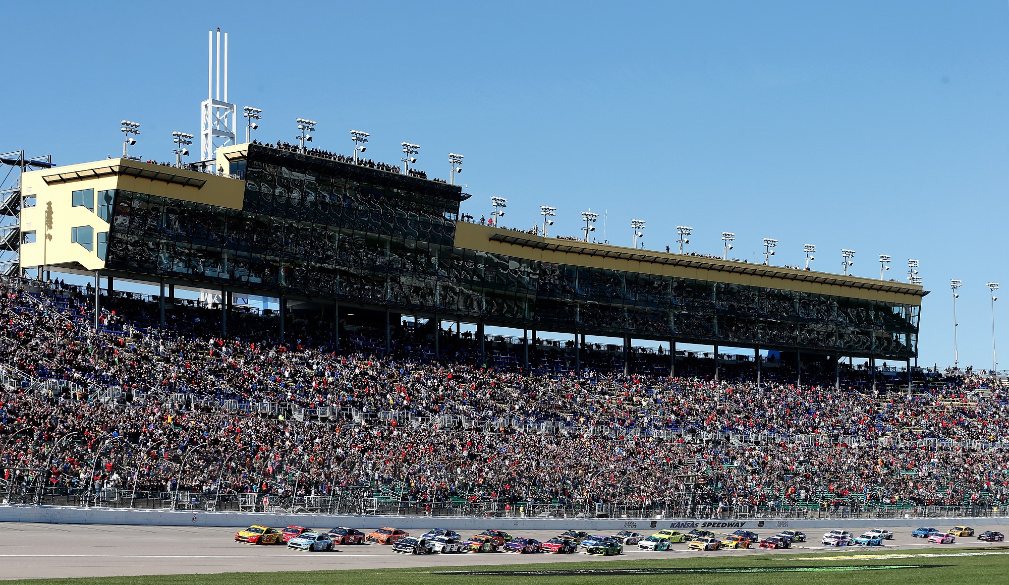 Click the Kansas Speedway: A Community Partner and Host to the Hollywood Casino 400 presented by Barstool Sportsbook Slide Photo to Open