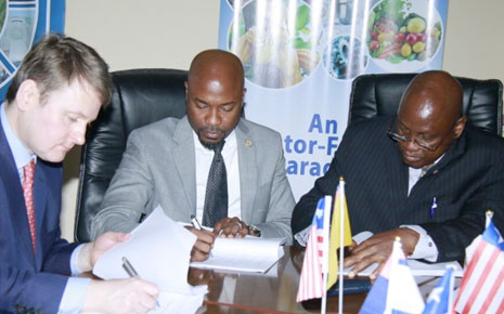 Government of Liberia Signs Investment Agreements Photo