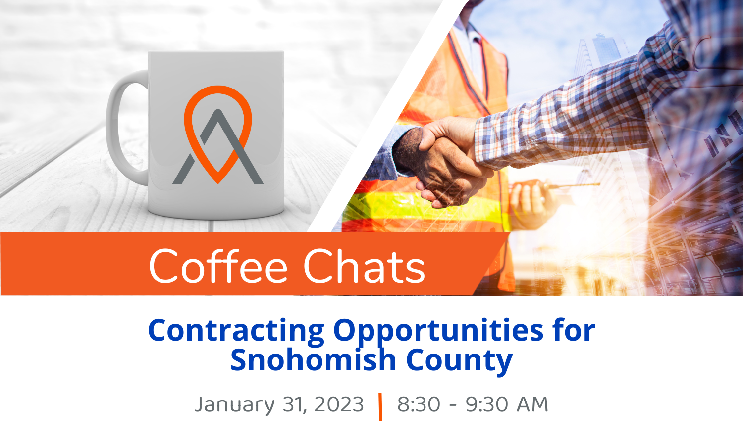 Event Promo Photo For Coffee Chats - Contracting Opportunities for Snohomish County