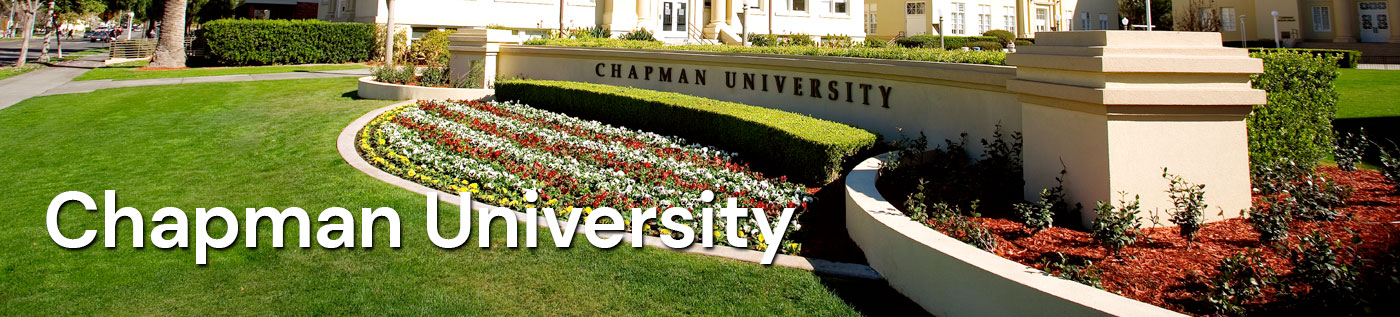 chapman university sign