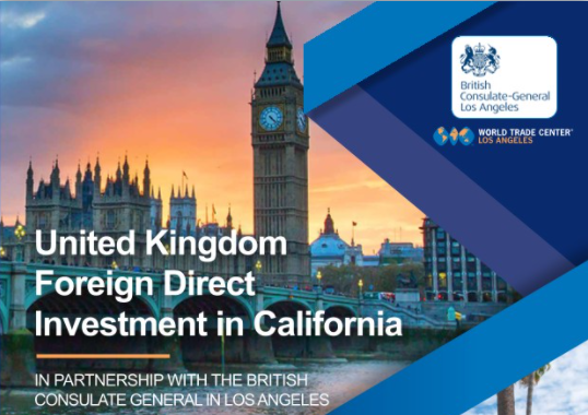 United Kingdom Foreign Direct Invesmnet in Califronia