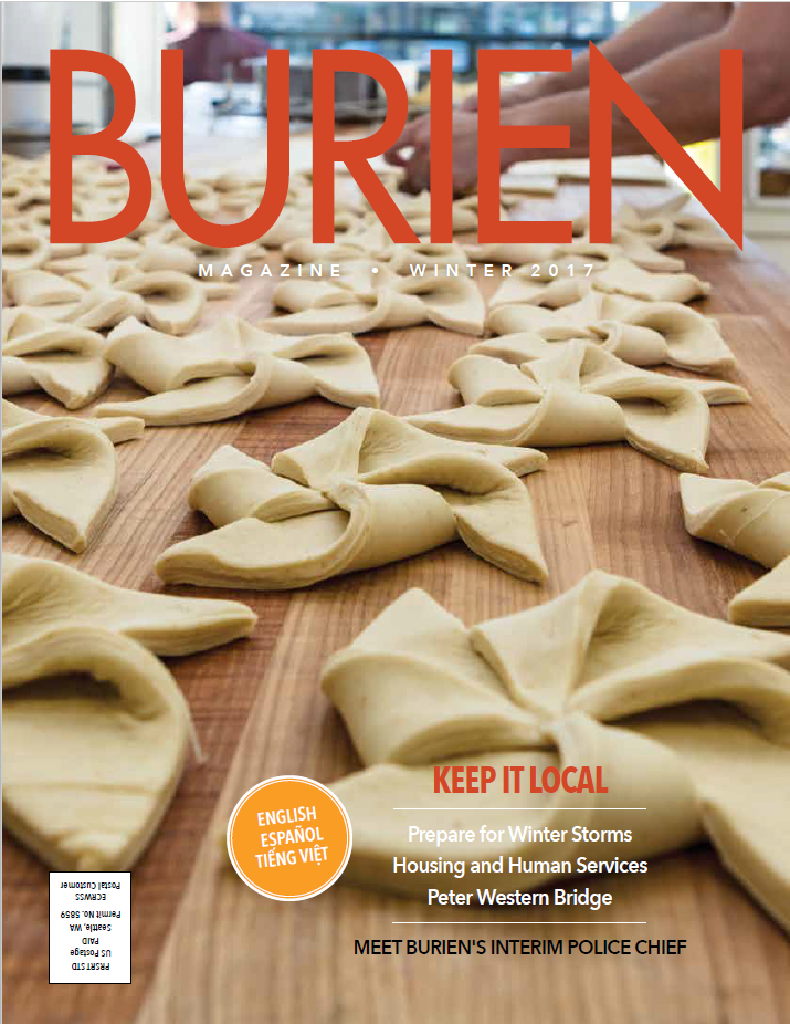 Marketing Burien Magazine cover