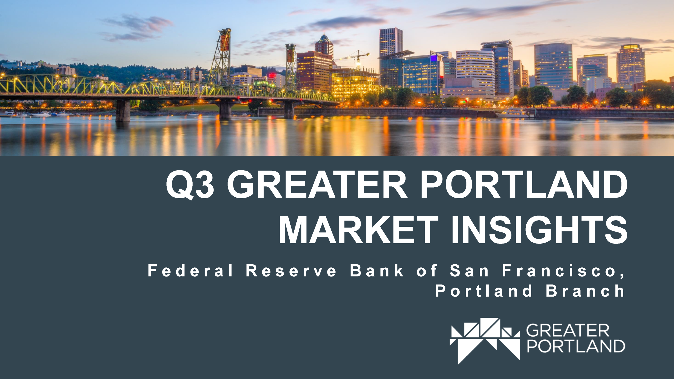 GPI releases Q3 Greater Portland Market Insights Report Photo