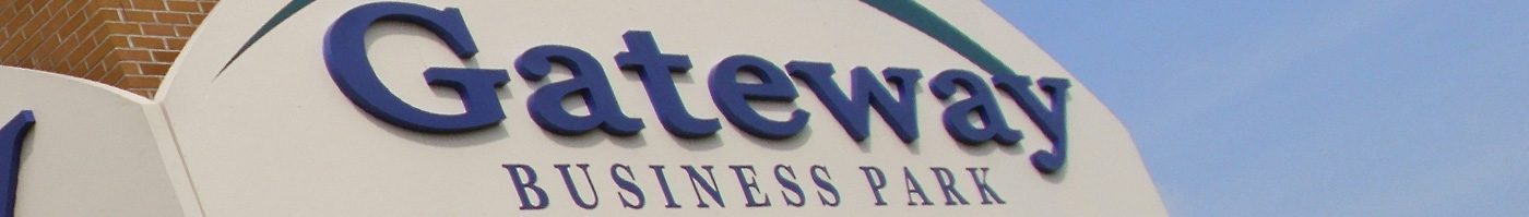 gateway business park sign