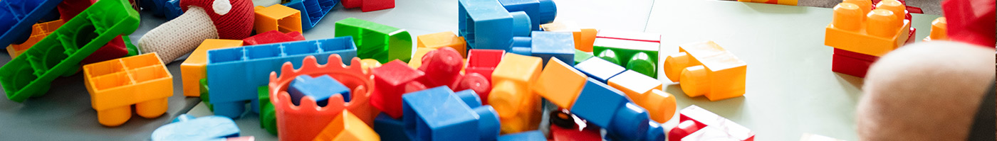 large colorful plastic building blocks