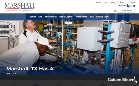 Marshall Economic Development Corporation Launches New Website That Differentiates Themselves Main Photo