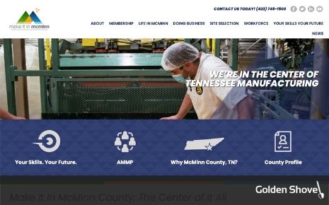 McMinn County Economic Development Authority Launches Website That Helps Them Stand Out Main Photo