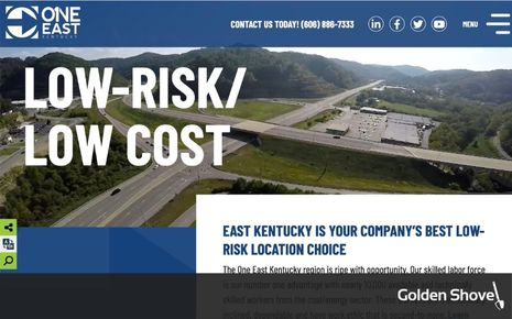One East Kentucky Launches a Redesigned Website to Attract Businesses to the Region Main Photo