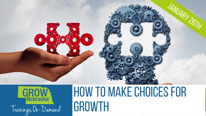 Event Promo Photo For How to make choices for growth
