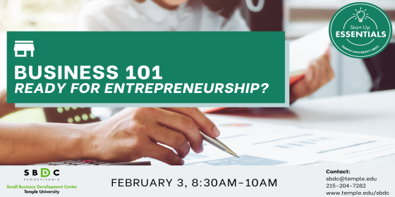 Event Promo Photo For Business 101: Ready for Entrepreneurship? [Start-Up Essentials]