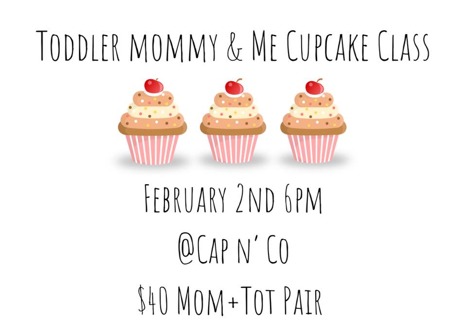 Event Promo Photo For Mommy & Me Cupcake Class