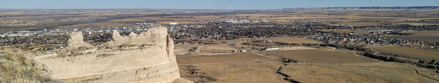 aerial view of Western Nebraska