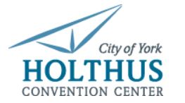 City of York Holthus Convention Center's Logo