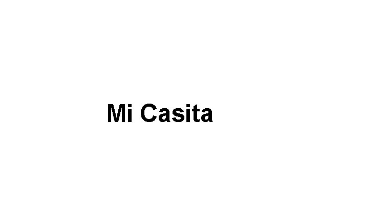 Mi Casita Logo