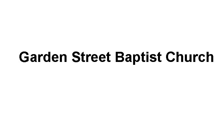 Garden Street Baptist Church Logo