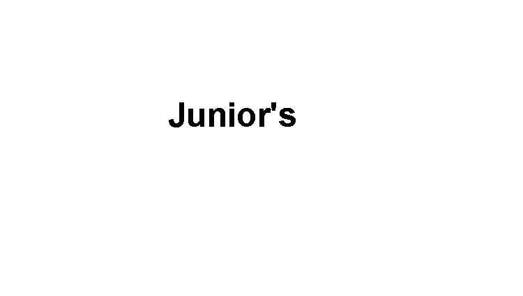 Junior's Logo