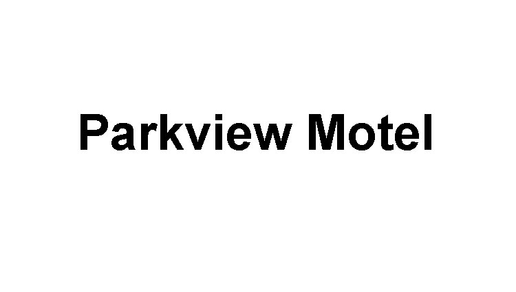 Parkview Motel Logo