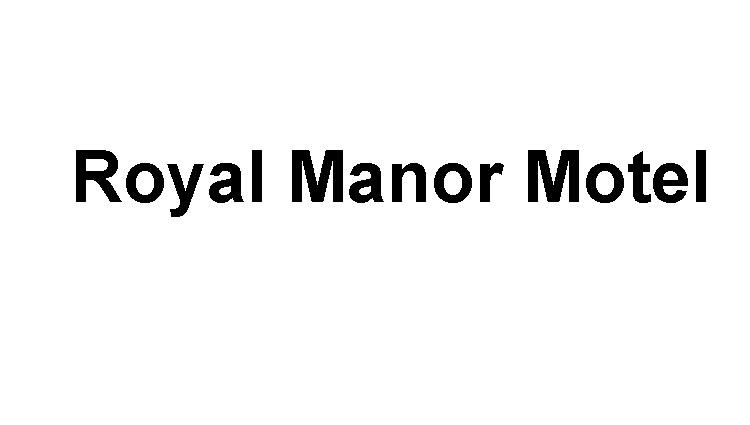 Royal Manor Motel Logo