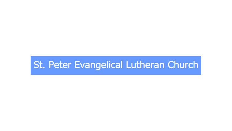 St Peter Evangelical Lutheran Church Logo