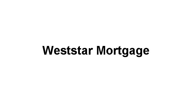 Weststar Mortgage Logo