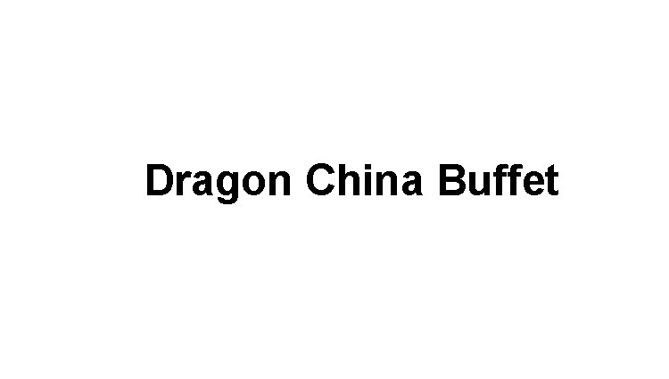 Dragon China Buffet Logo