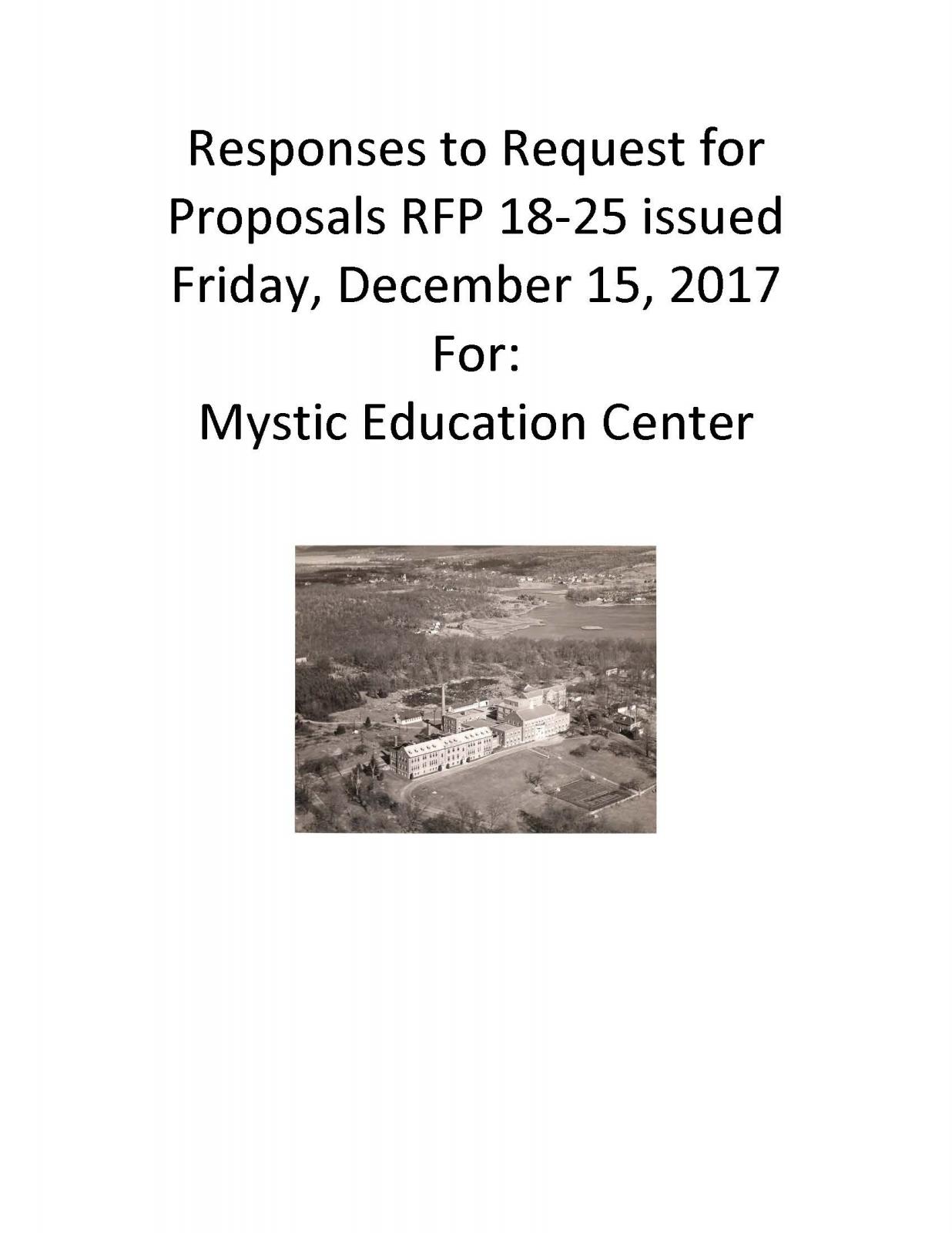 Mystic Education Center RFP Responses