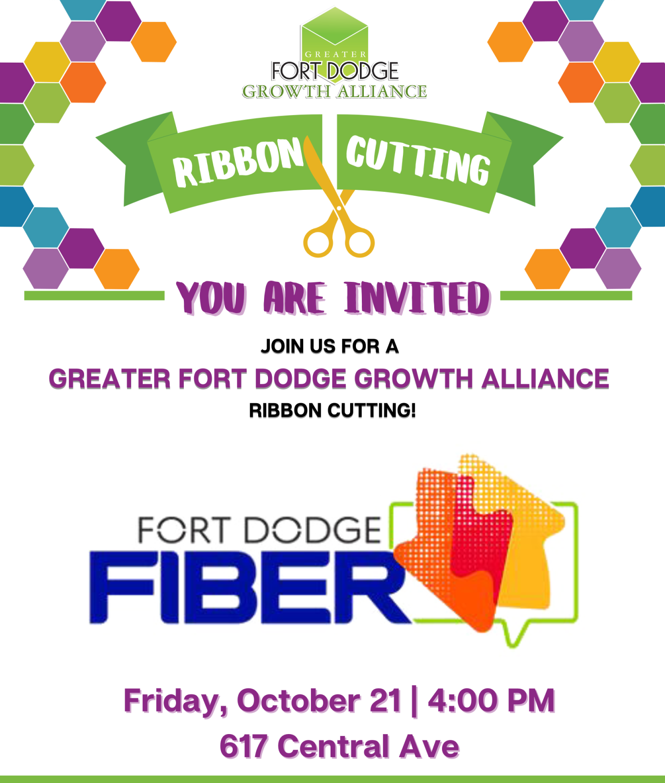 Ribbon Cutting: Grand Opening of Fort Dodge Fiber Customer Service Center Photo