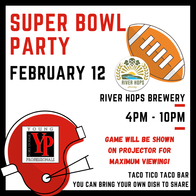 Fort Dodge Young Professionals Super Bowl Party Photo