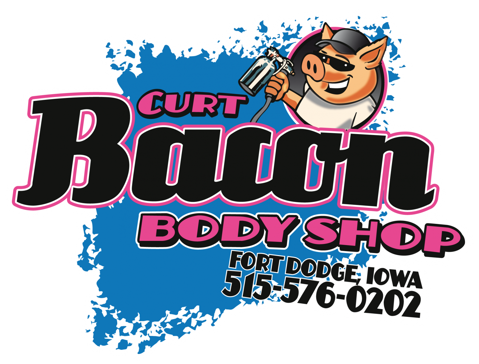 Curt Bacon Body Shop's Logo